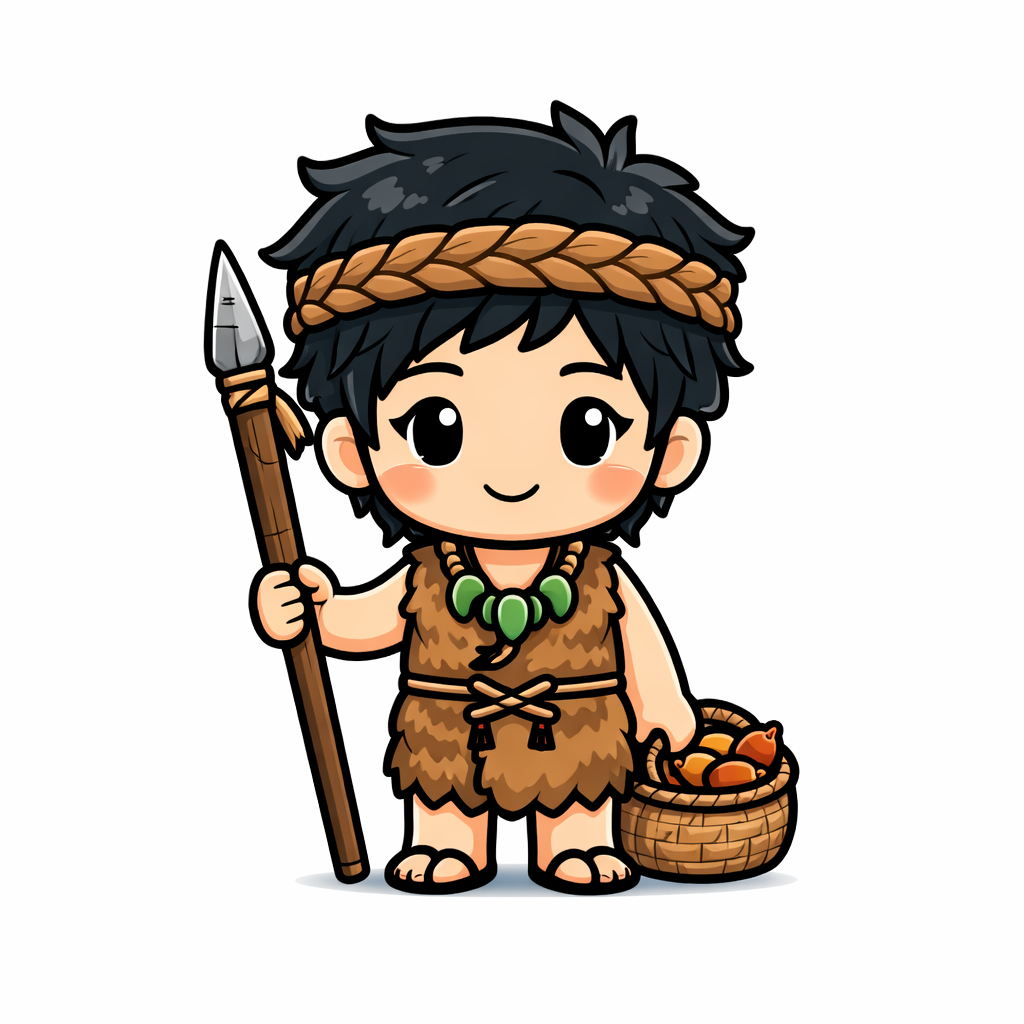 縄文のミニキャラ