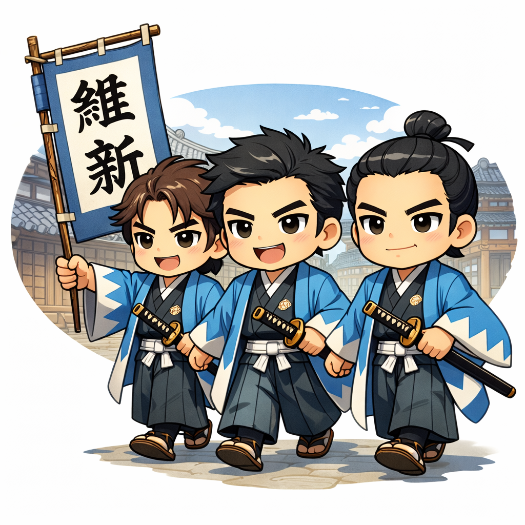 明治時代のミニキャラ