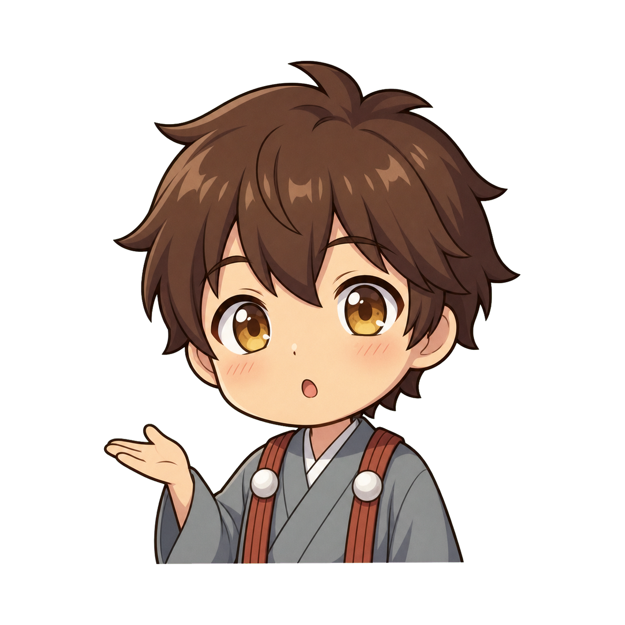 日本史について質問するジャパレキのキャラクター「ひこまる」