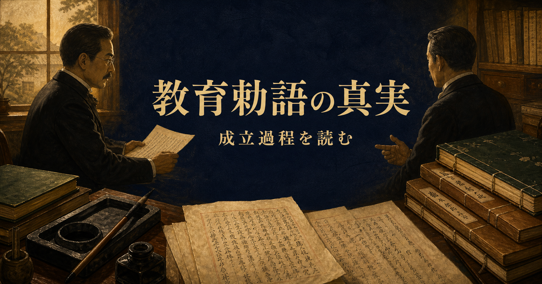 『教育勅語の真実』書籍紹介――井上毅と元田永孚による成立過程を読む